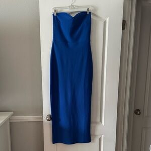 Endless Rose Strapless Royal Blue Dress